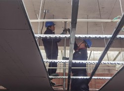 宝石花医院远程诊疗中心项目施工现场